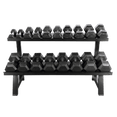 Dumbbells 2-Tier Storage Shelf Rack - DirectHomeGym
