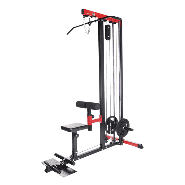 Lats Pull down and Row Machine with Seat DirectHomeGym