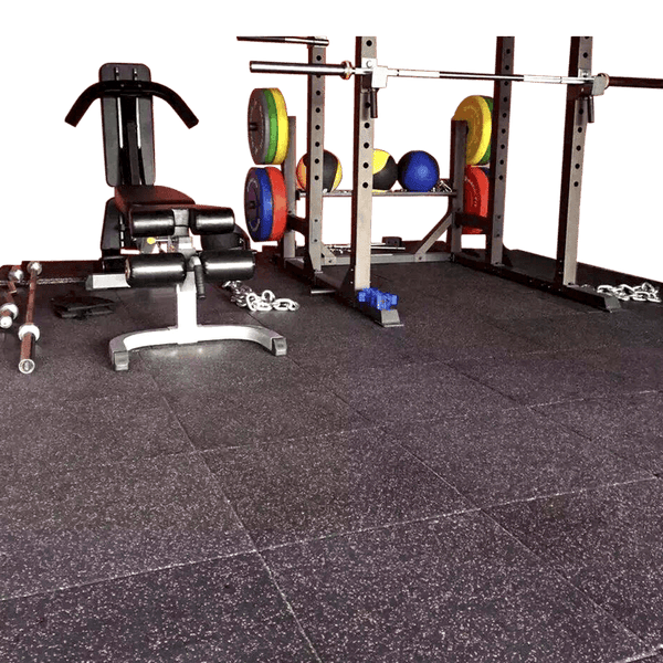 Square Tile High Density Rubber Shock Absorbing Gym Mat