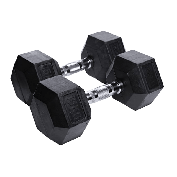 Fixed Hexagon Dumbbells 1 50KG DirectHomeGym