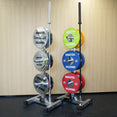 XMASTER Vertical Bumper Plate and Bar Storage