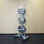 XMASTER Vertical Bumper Plate and Bar Storage