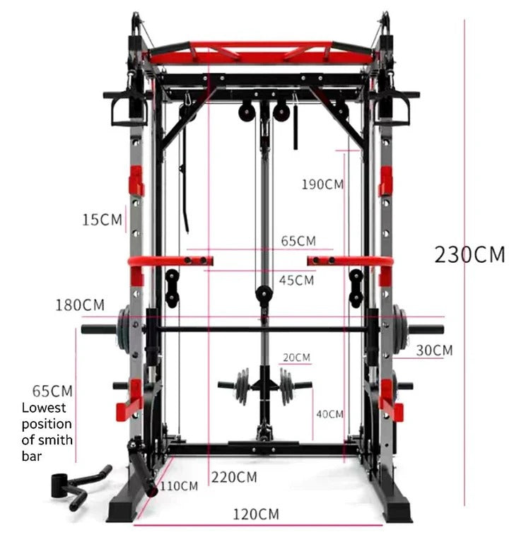 Smith Rack Multi-Gym FTS Combo J9