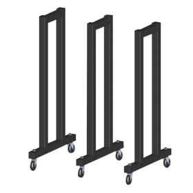 SRMCSR01 - 3 pieces 1.1M Rack with Wheels - DirectHomeGym