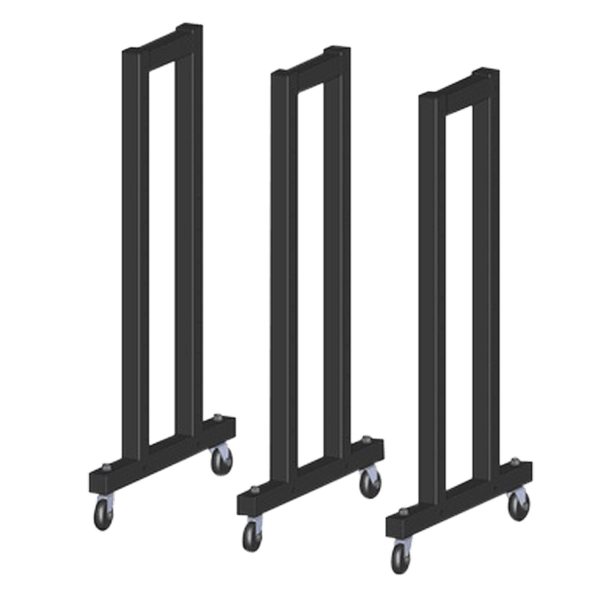 SRMCSR01 - 3 pieces 1.1M Rack with Wheels - DirectHomeGym