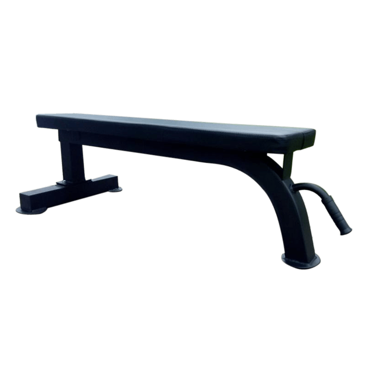 Flat Bench Black with Wheels - DirectHomeGym