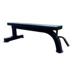 Flat Bench Black with Wheels - DirectHomeGym