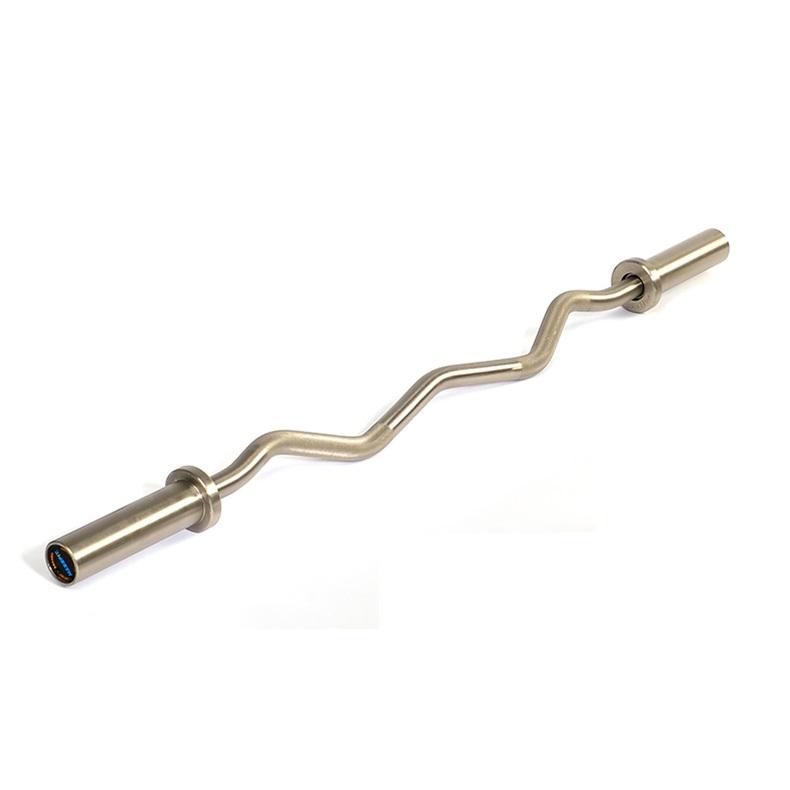 1.2m Pro Ez Curl Barbell Alloy Steel - DirectHomeGym
