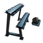Dumbbells 2-Tier 5 Sets Storage Shelf Rack - DirectHomeGym