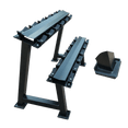 Dumbbells 2-Tier 5 Sets Storage Shelf Rack - DirectHomeGym