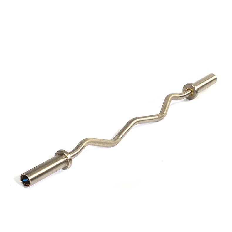 1.2m Pro Ez Curl Barbell Alloy Steel - DirectHomeGym