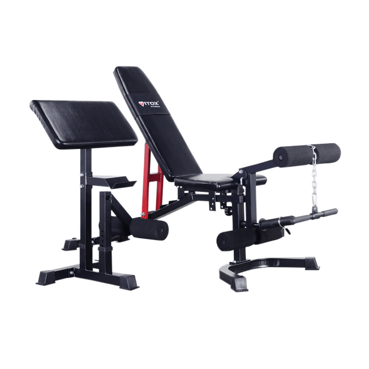 Adjustable FID Utility Bench with Optional Add-on - DirectHomeGym