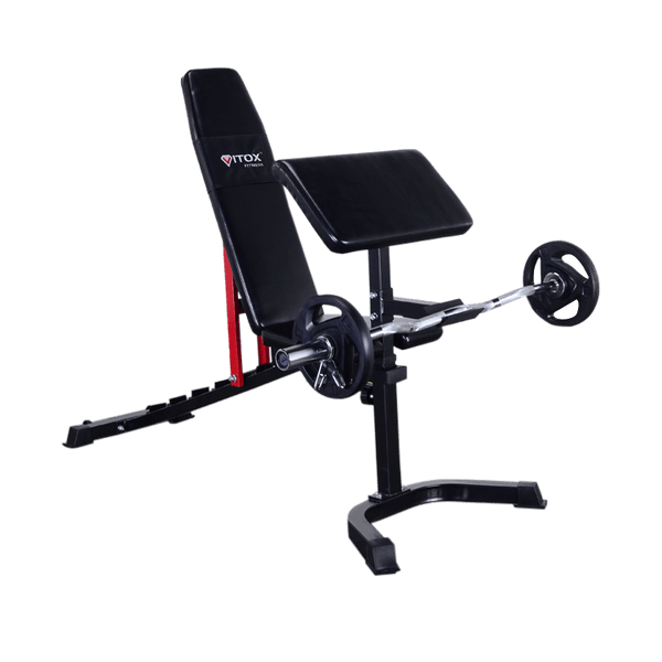 Adjustable FID Utility Bench with Optional Add-on - DirectHomeGym