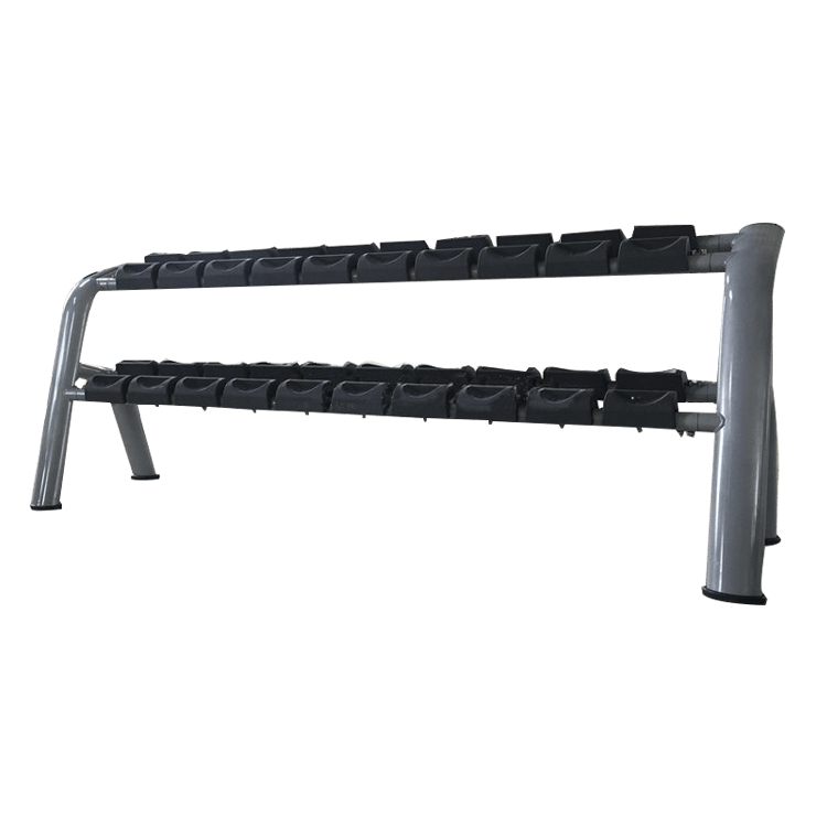 Storage Shelf Rack Dumbbells (2-Tier) - DirectHomeGym