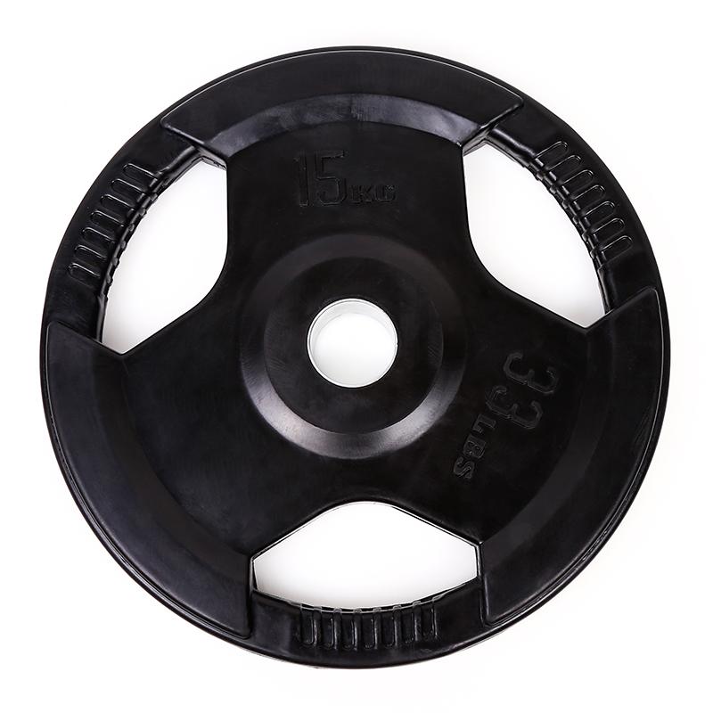 Tri-grip Rubber Coated Weight Plates Set (75KG, 115KG, 155KG) - DirectHomeGym
