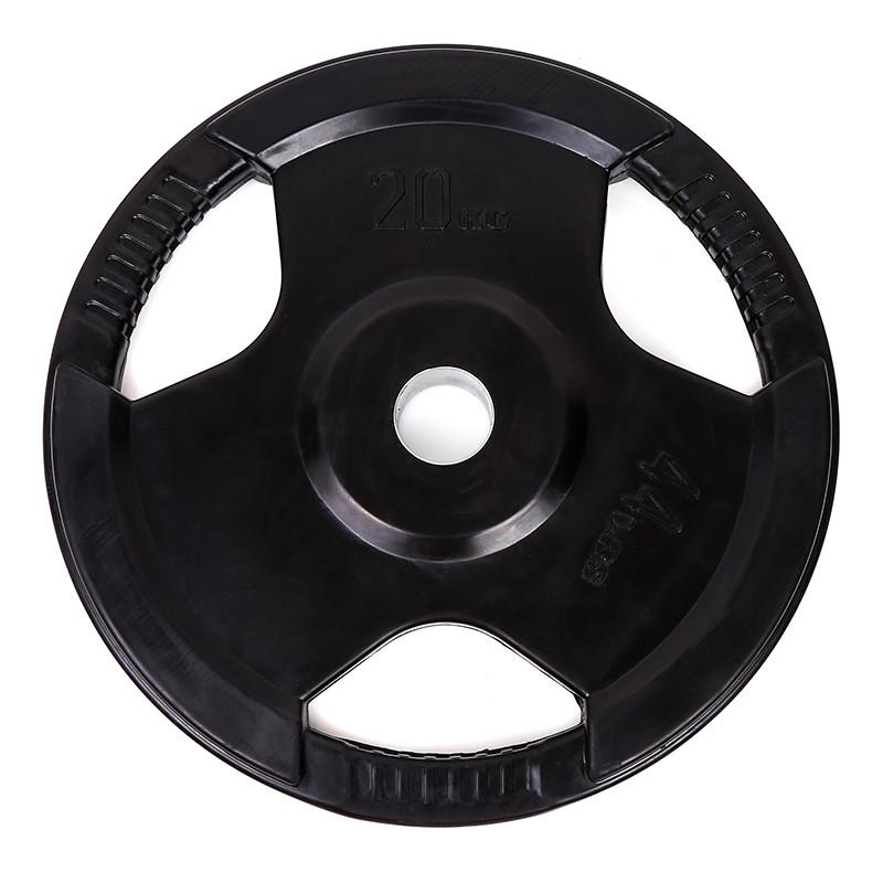 Tri-grip Rubber Coated Weight Plates (1.25KG to 25KG) - Olympic Size - DirectHomeGym