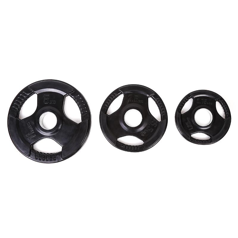 Tri-grip Rubber Coated Weight Plates Set (75KG, 115KG, 155KG) - DirectHomeGym