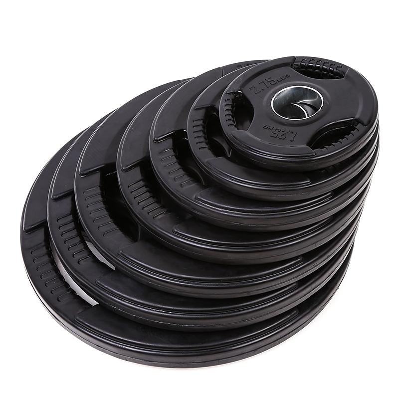Tri-grip Rubber Coated Weight Plates Set (75KG, 115KG, 155KG) - DirectHomeGym
