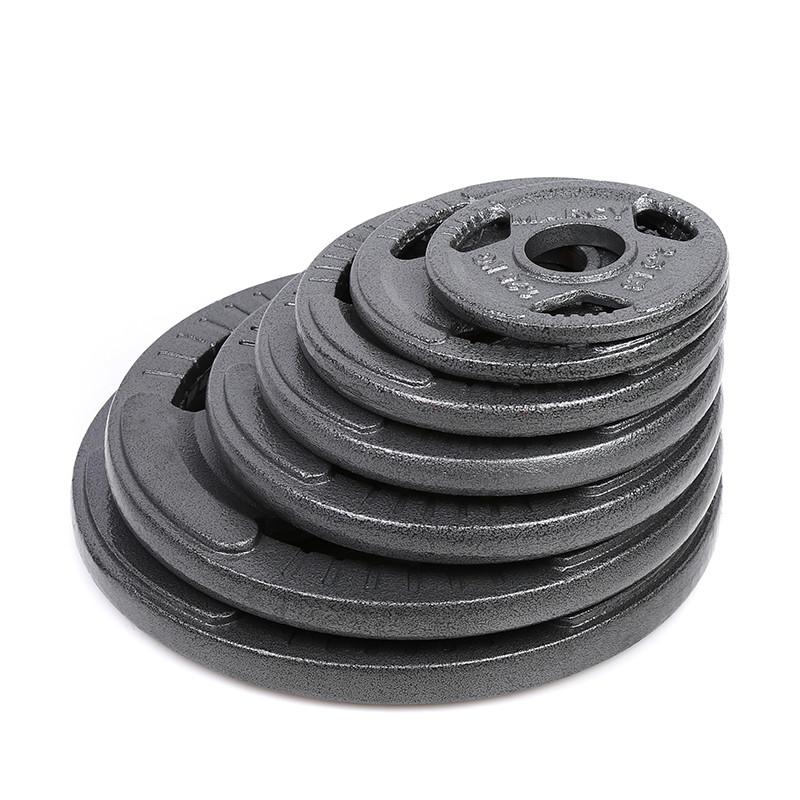 Tri-grip Cast Iron Weight Plates (1.25KG - 20KG) - Olympic Size - DirectHomeGym
