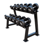 Dumbbells 2-Tier 5 Sets Storage Shelf Rack - DirectHomeGym