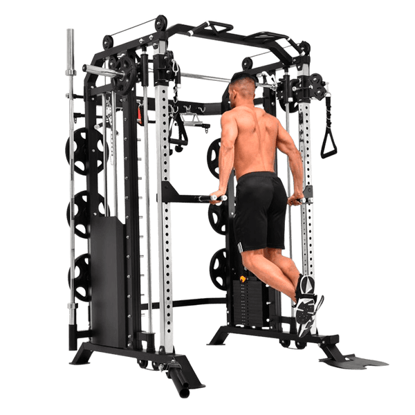 Massfit G7 Pro Functional Trainer, Power Rack, Smith - DirectHomeGym