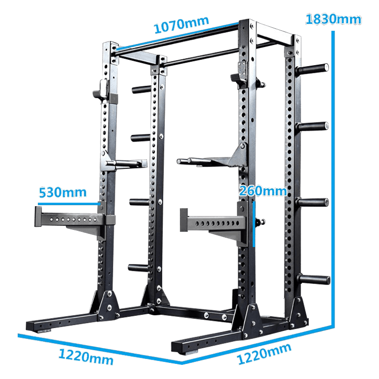 Infinity Series - Half Rack 2 with Plates Storage