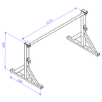 Pull and Chin Up Bar Wall or Ceiling Mount - DirectHomeGym