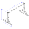 Pull and Chin Up Bar Wall or Ceiling Mount