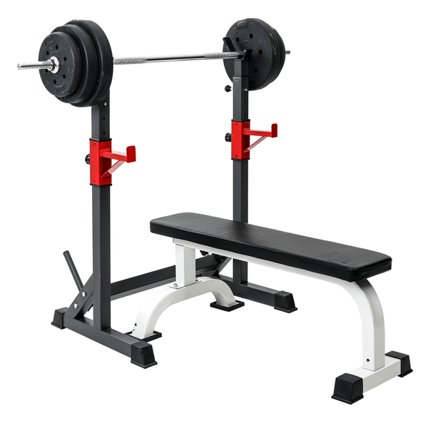 Squat and Bench Rack Width Adjustable