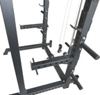 Heavy Duty Power Rack Cage w Row and Cable Fly - DirectHomeGym