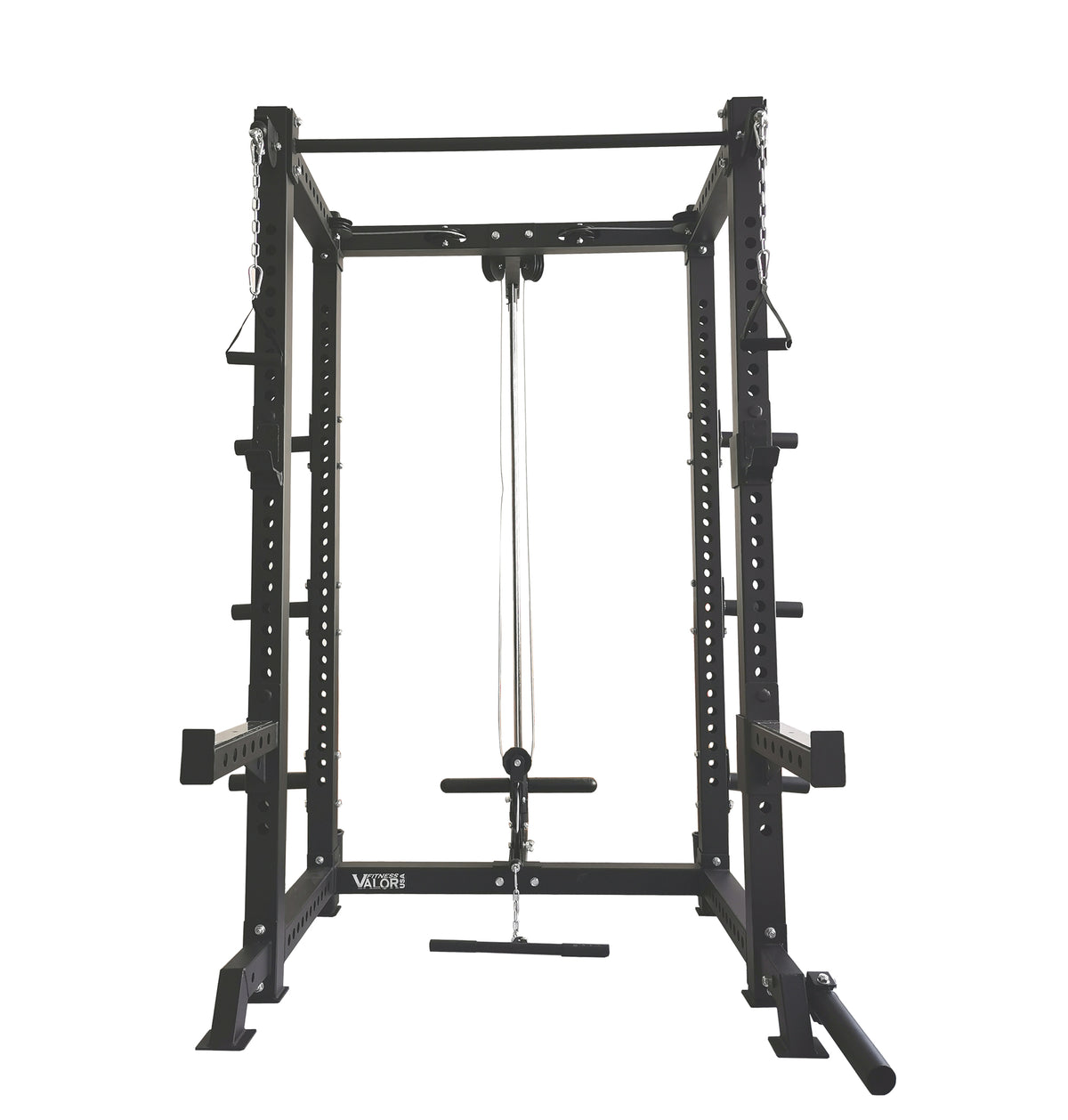 Heavy Duty Power Rack Cage w Row and Cable Fly - DirectHomeGym