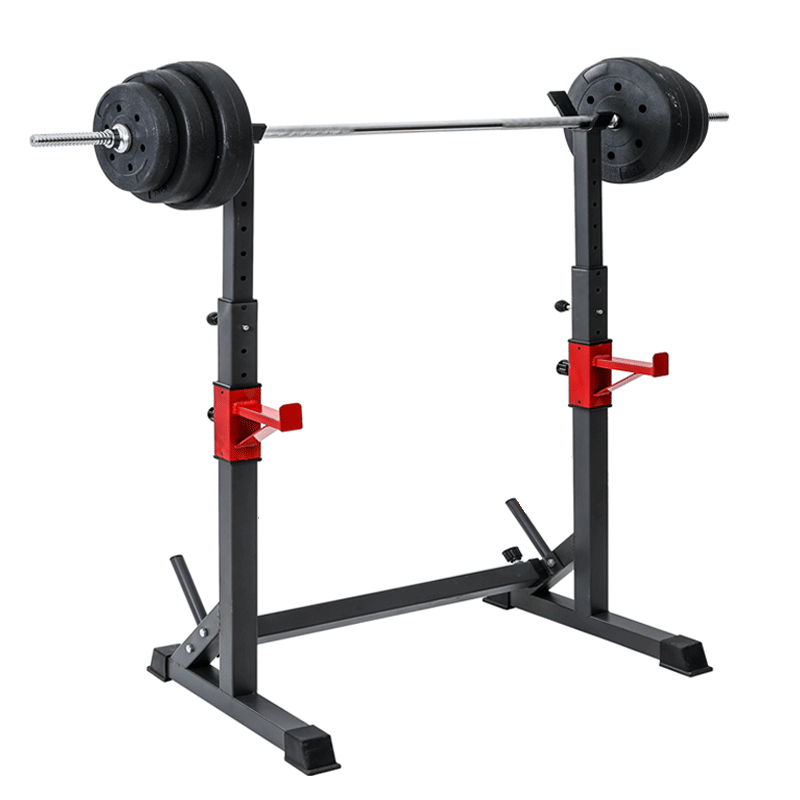 Squat and Bench Rack Width Adjustable