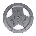 Tri-grip Cast Iron Weight Plates (1.25KG - 20KG) - Standard Size - DirectHomeGym