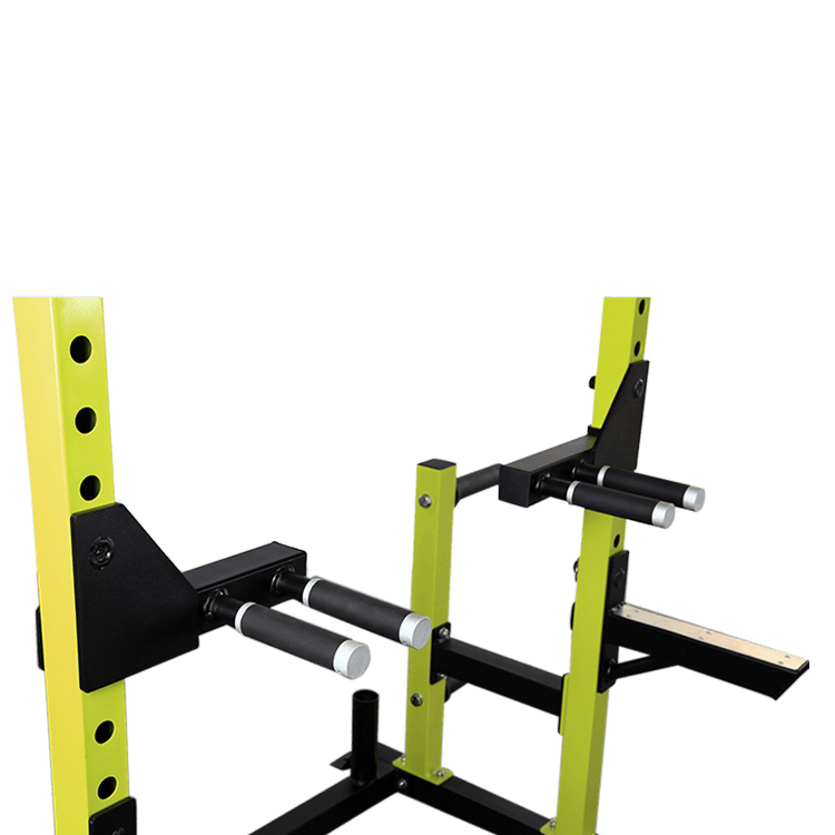 Half Rack with Plates Holders and Dip Bar - DirectHomeGym