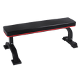 Flat Bench Black with 7cm Cushion - DirectHomeGym