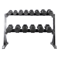 Dumbbells Shelf Rack Hex / Round (2-Tier) - DirectHomeGym