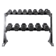 Dumbbells Shelf Rack Hex / Round (2-Tier) - DirectHomeGym