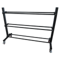 3 Tier Ball Storage Trolley Shelf - DirectHomeGym