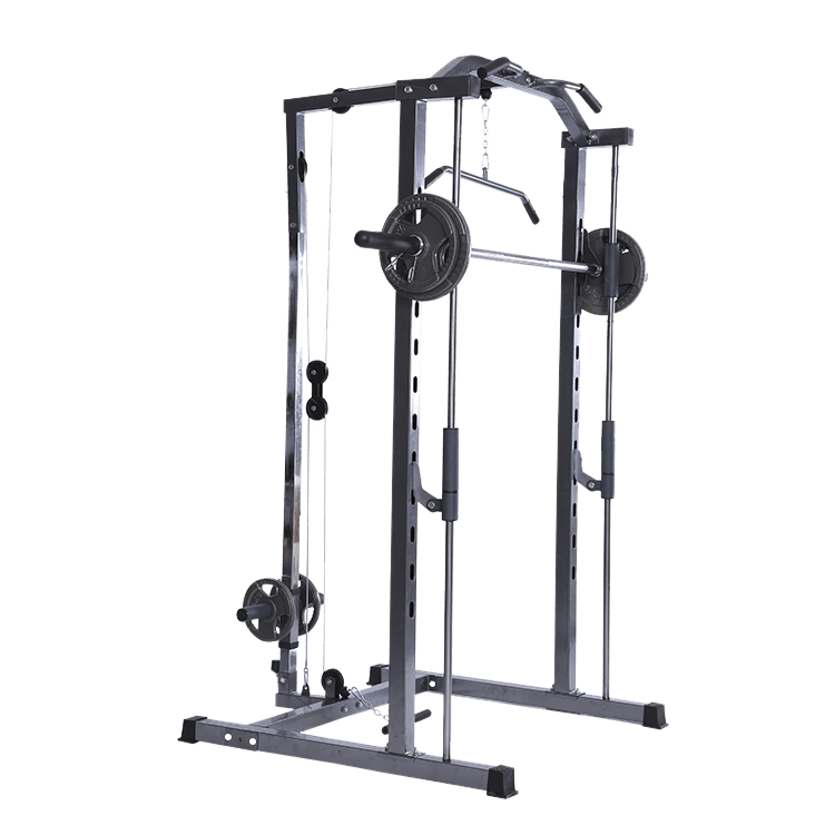 Smith Rack with Lats Pull-down and Row Machine - DirectHomeGym