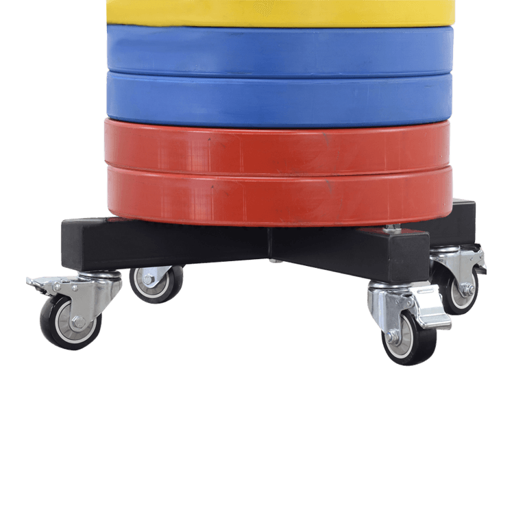 Mobile Vertical Olympic Plates Storage Rack - DirectHomeGym