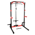 Half Rack with Lats Pull down and Row Machine - DirectHomeGym