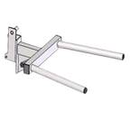 Wall Mount Fold Back Rack - DirectHomeGym