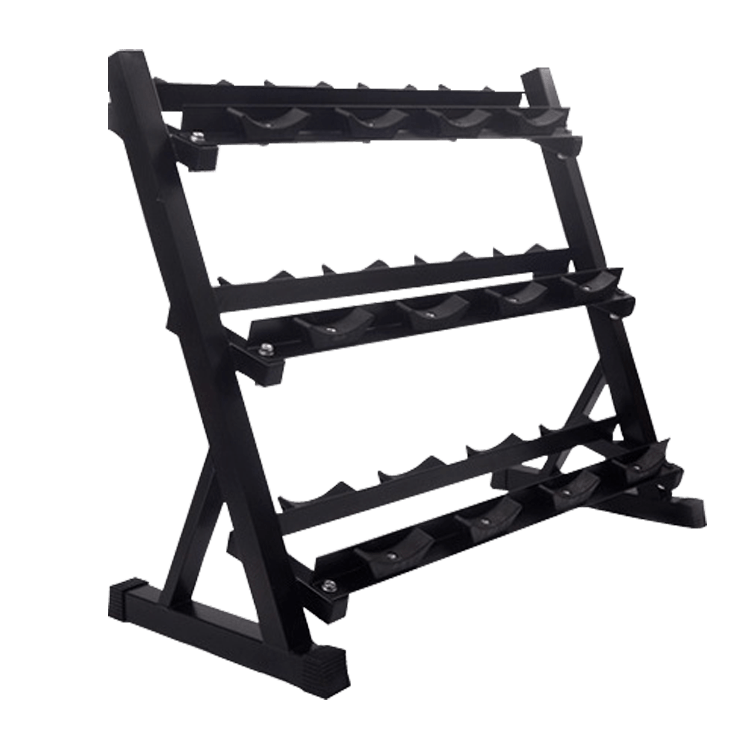 Dumbbells Rack Round Head (3-Tier) - DirectHomeGym