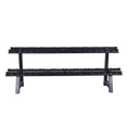 Dumbbells 2-Tier 10 Sets Storage Shelf Rack - DirectHomeGym