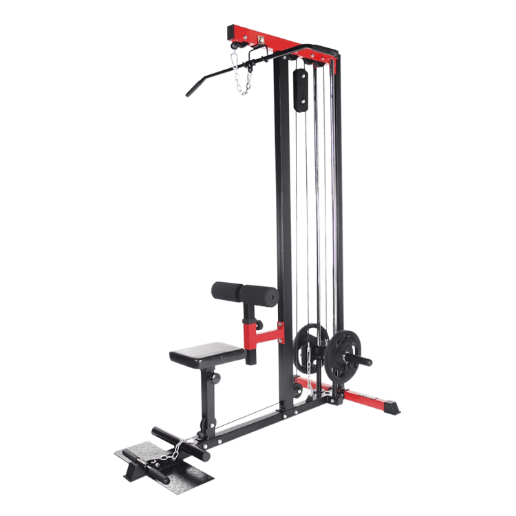 Lats Pull down and Row Machine with Seat - DirectHomeGym
