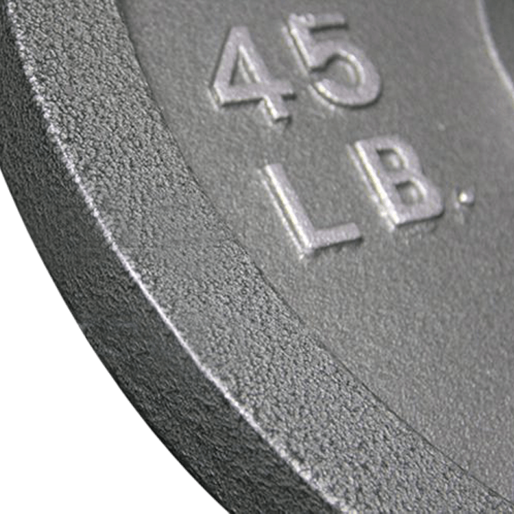 Competition Cast Iron Weight Plates (2.5lb - 45lb) - Olympic Size - DirectHomeGym
