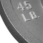Competition Cast Iron Weight Plates (2.5lb - 45lb) - Olympic Size - DirectHomeGym