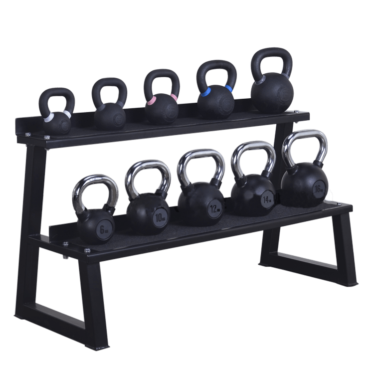 Kettlebells Storage Shelf Rack (2 Tier) DirectHomeGym