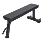 Flat Bench Black with Wheels - DirectHomeGym