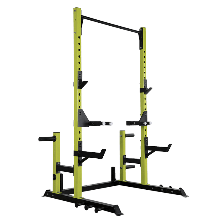 Half Rack with Plates Holders and Dip Bar - DirectHomeGym
